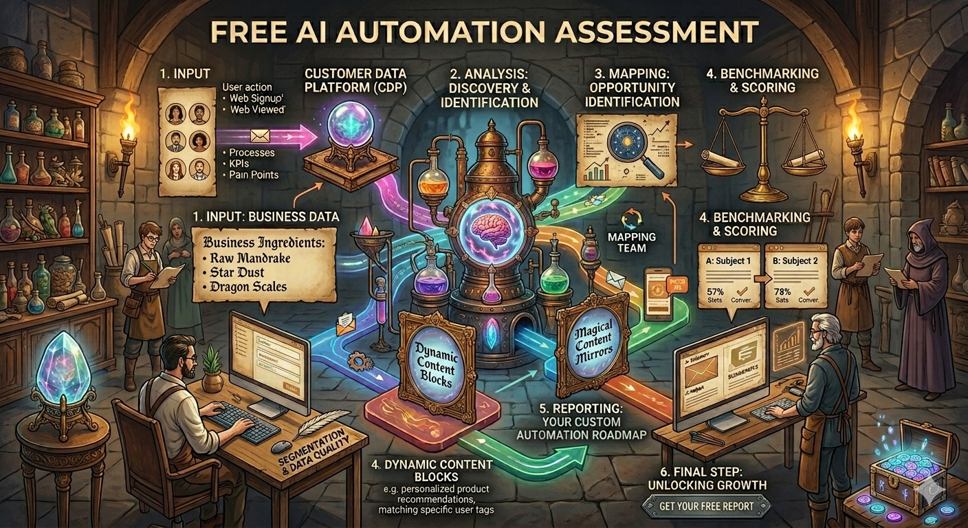 Free AI Automation Assessment workflow diagram